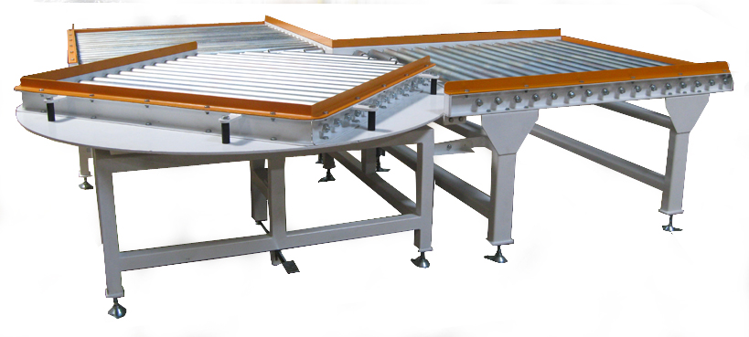 Roller Conveyor with Rotary Table